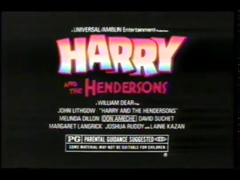 1987 Harry and The Hendersons Trailer