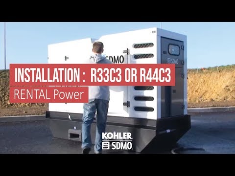 How to install an R33C3 or R44C3 generating set ?