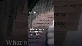 What obituaries reveal about our culture