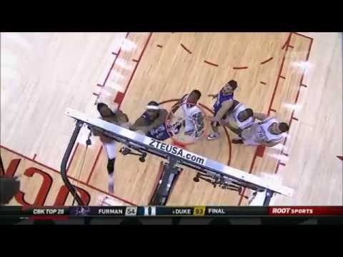 James Harden blocks DeMarcus Cousins