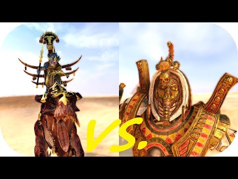 Total War: Warhammer II ♦ Fight Club ♦ Kroq-Gar vs. The Sphinx of Usekph
