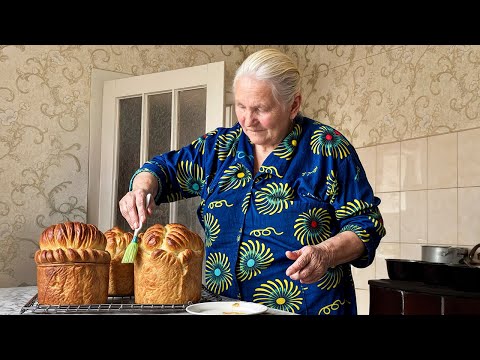 85-Year-Old Grandmother’s Easter in the Mountains – Secret Paska Recipe & Ukrainian Traditions
