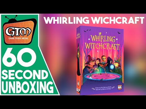 Whirling Witchcraft by AEG | Game Trade Minute | (A 60 Second #Tabletopgaming Snapshot)