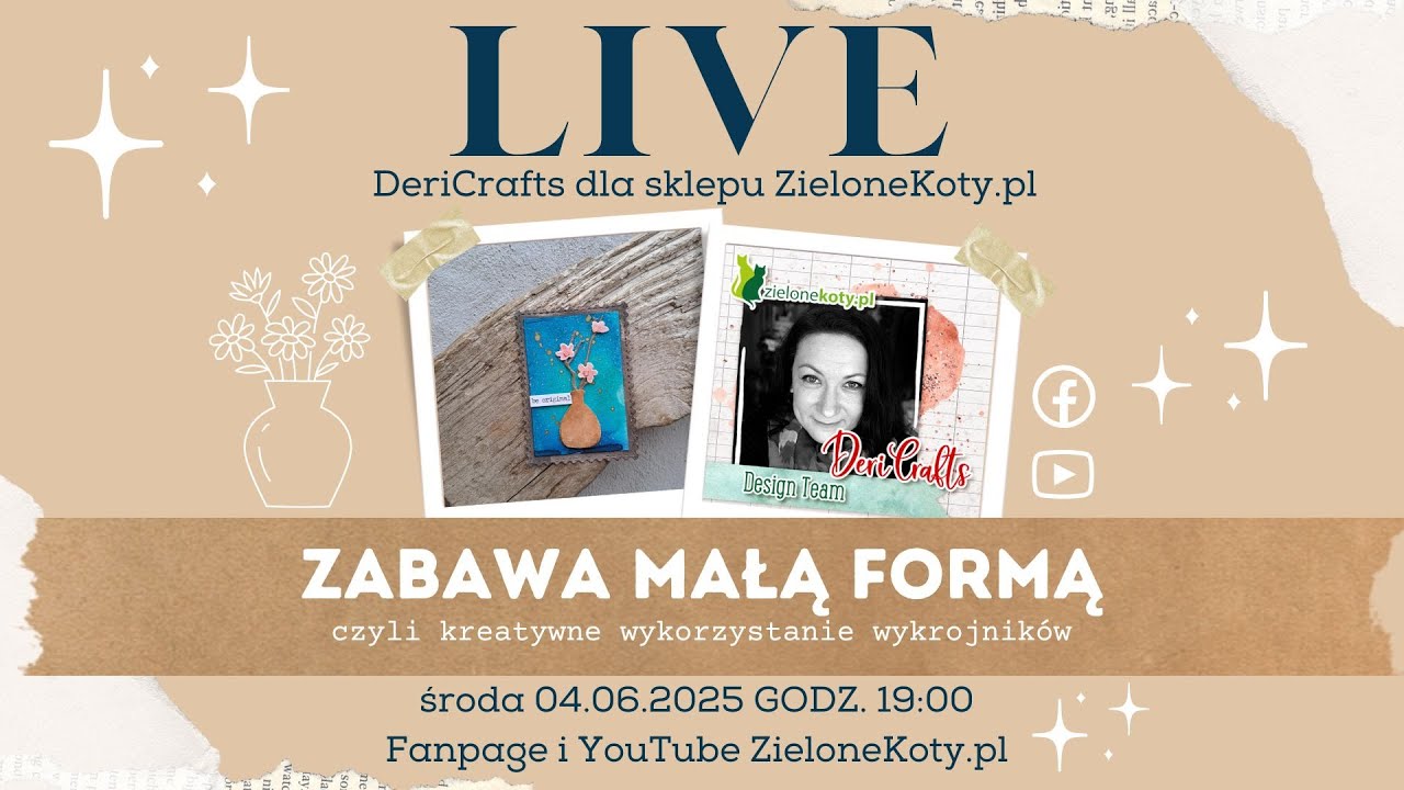 Zabawa małą formą czyli ATC z transmisji LIVE | DeriCrafts