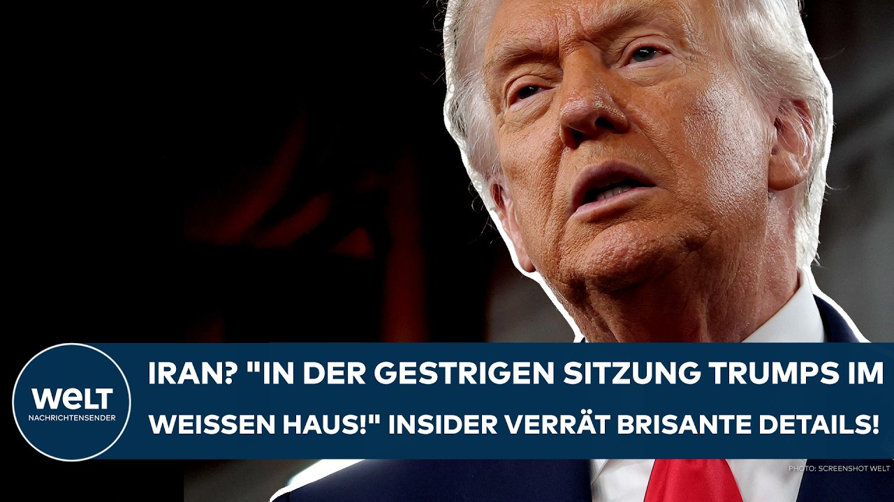 IRAN-KRIEG: "In der gestrigen Sitzung Donald Trumps im Weißen Haus!" Insider verrät brisante Details