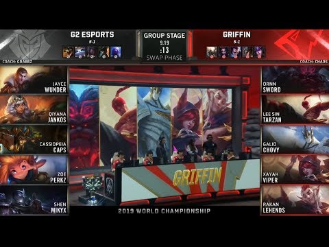 G2 vs GRF Highlights TIE-BREAKER Worlds 2019 Group A Day 6 | G2 Esports vs Griffin