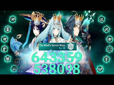 I Crowned Faruzan - Max Power Xiao C6 & Wanderer C6 650k Plunge & 1.5 Million Burst Showcase