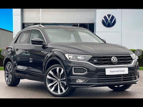 Approved Used Volkswagen T-Roc R-Line 1.5 TSI DSG150ps Deep Black | Wrexham Volkswagen
