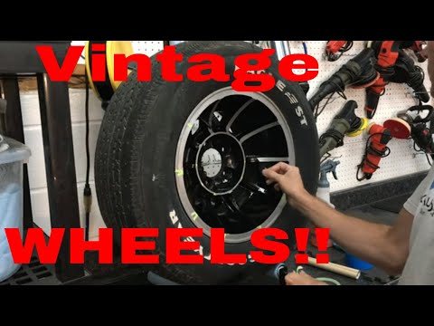 How To Restore Vintage Wheels! American Racing Equipment Wheels!