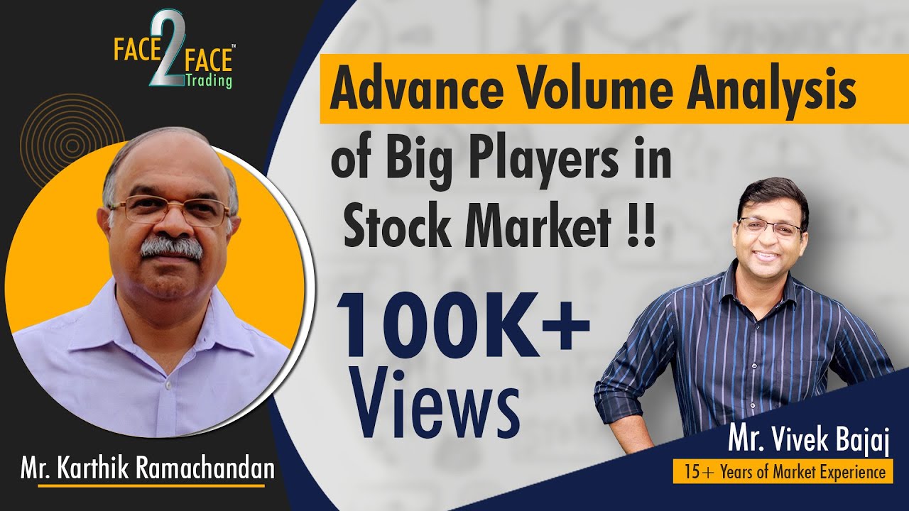 Advance Volume Analysis of Big Players in Stock Market !!! #Face2Face with Karthik Ramachandan