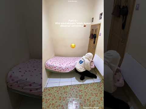 Tiny Room, Big Surprise! She Made the Impossible Fit 😱🛏️ #shortvideo