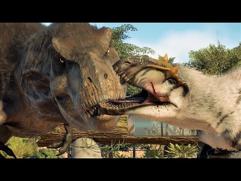 YUTYRANNUS VS FEATHERED T. REX - Jurassic World Evolution 2