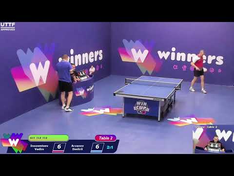 Winners League  10.02.21  Inozemtsev Vadim - Arzanov Dmitrii  15:30