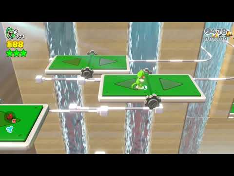 Super Mario 3D World (Switch) 3-7 100% Speedrun - Time: 60 (WR)