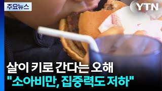 살이 키로 간다는 오해..."소아비만은 집중력도 낮춘다" / YTN