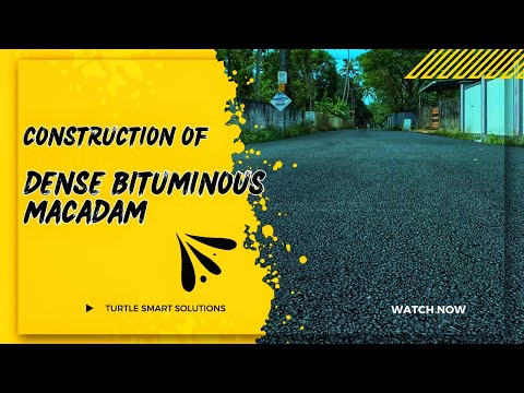 Construction of DENSE BITUMINOUS MACADAM