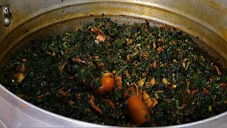 Things are too expensive in the market! I made this vegetable soup with Twenty thousand Naira 😭😭