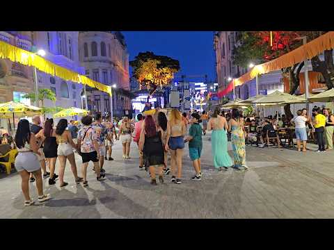 Recife on Carnival night, February 8, 2026