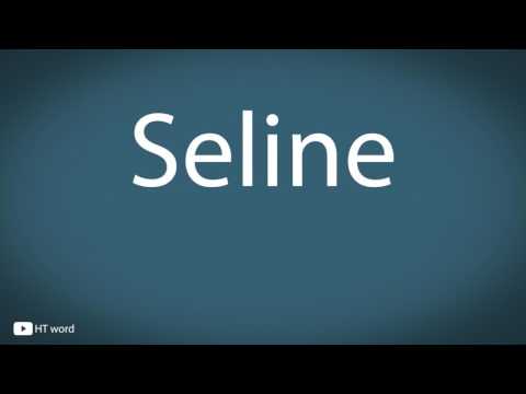 How to pronounce Seline