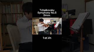 Download lagu 【1st.Vn】Tchaicovsky:Symphony No.5 2mov. チャイコフスキー 交響曲第5番 第二楽章 #リバーサルオーケストラ mp3