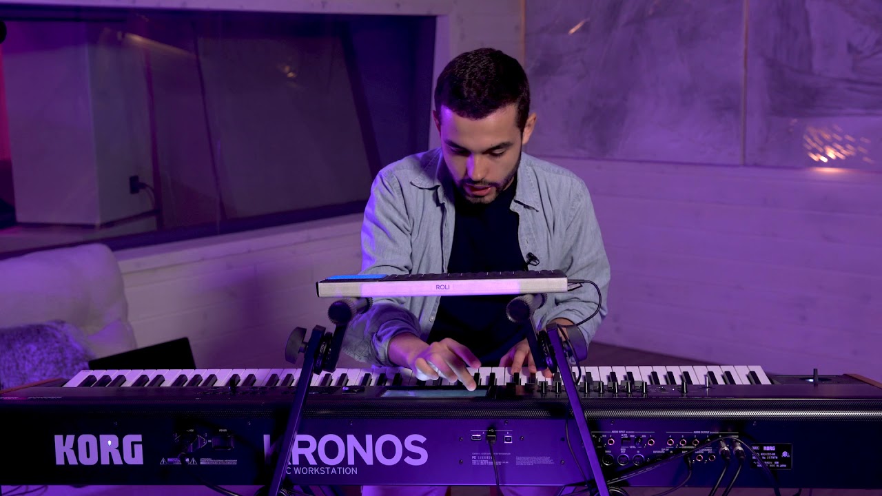 Korg + ROLI Tutorials - KRONOS Insert FX's, Karma and the ROLI Lightpad M