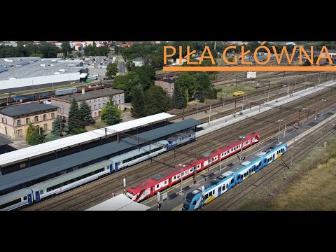 PIŁA GŁÓWNA z drona.