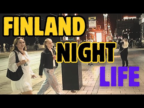 Finland Night Life 🇫🇮✨ | Best Nightlife in Tampere | Bars, Clubs & City Lights 