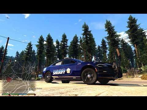 GTA V | LSPDFR | K9 Patrol - Blaine County Sheriff's Office | Officer Down
