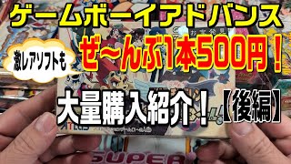 【GBA】激レア品も全部1本500円！箱説付ゲームボーイアドバンス大量購入紹介!!【後編】