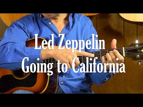 How to Play Led Zeppelin Going to California in Standard Tuning - L110