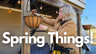 Shopping for Must-Have Spring Garden Essentials & New Hanging Baskets!