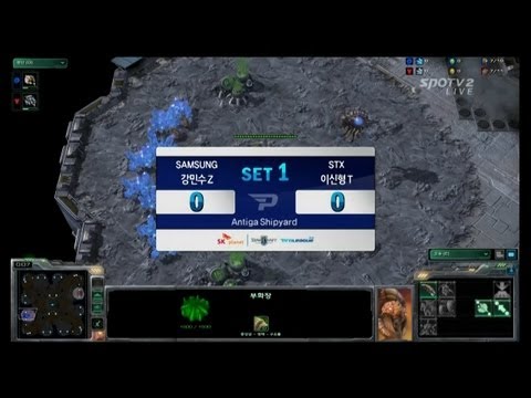 SPL [02.19] Sola(Samsung) vs Innovation(STX) 1SET / WCS Antiga Shipyard- Starcraft 2,esportstv
