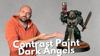 How to paint a Dark Angel with contrast paints! The Space Marine Series!