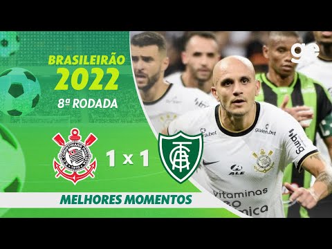 Gols e lances de Corinthians x América-MG