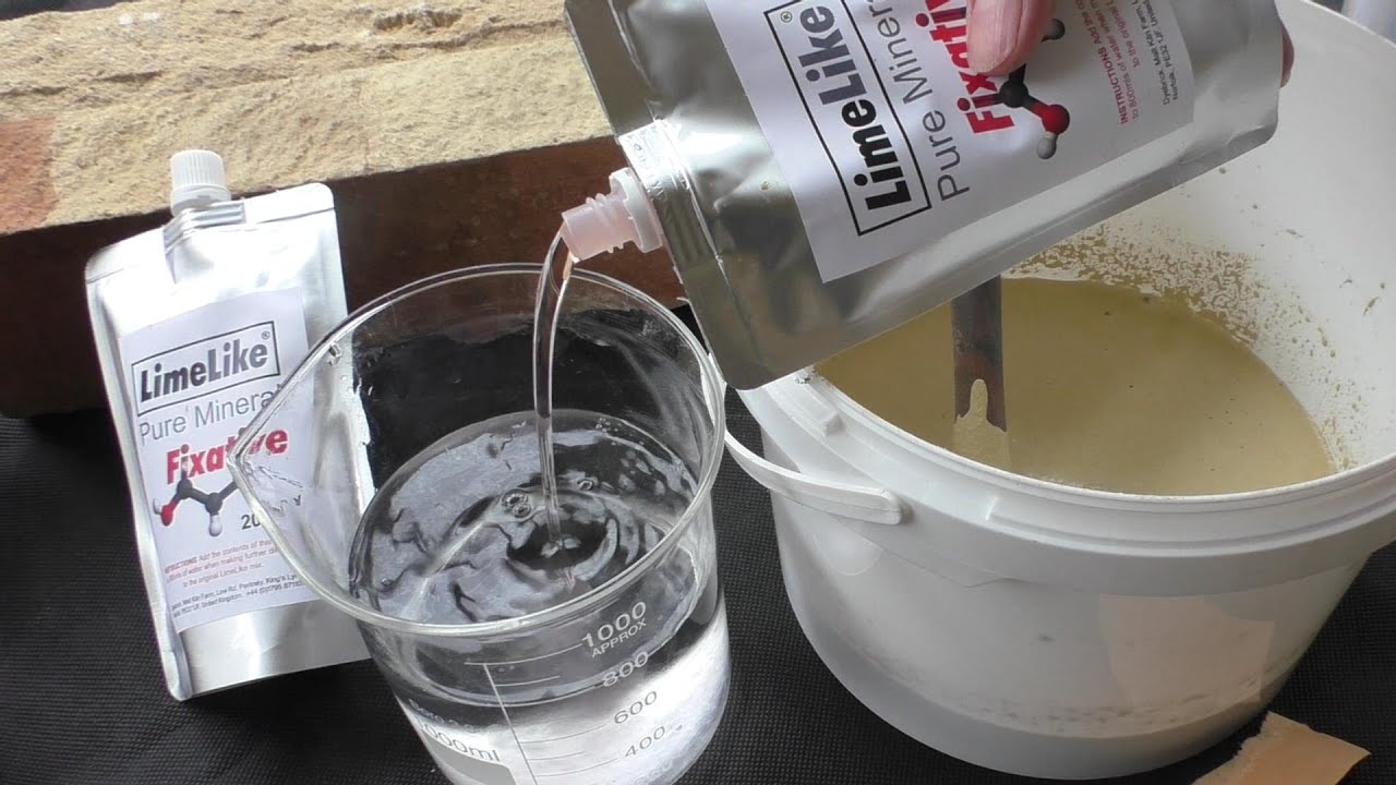 Diluting LimeLike with water and the fixative