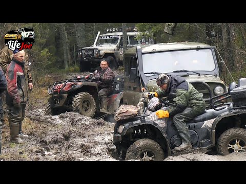 Маршрут по грязи на УАЗ и ATV пройден без потерь. Офф роуд покатушка в Угличе