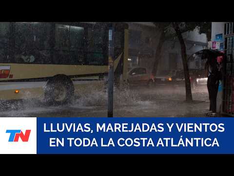 Viento, frío polar y tormentas: alerta en toda la Costa Atlántica por la ciclogénesis