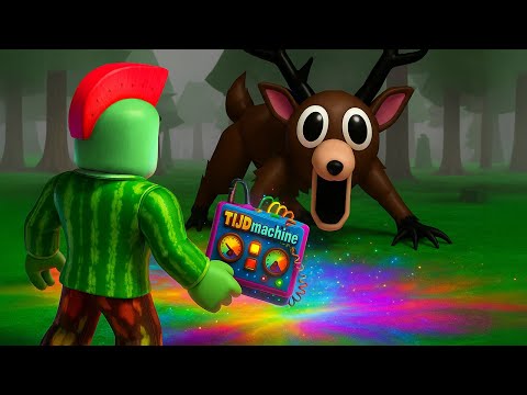 Job Bouwt Geheime Machine In 99 Nachten In Het Bos... In Roblox!