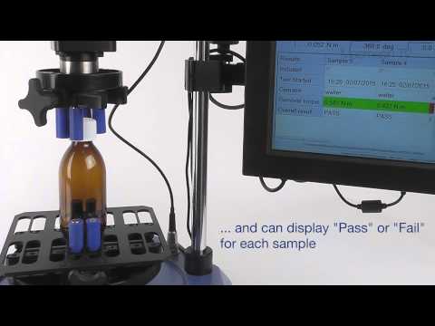 Child-resistant Closure Torque Testing with the Vortex-xt - Mecmesin Torque Measurement