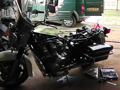 CHiPS Kawasaki KZ 1000 C2 Police project first start- hey she's a runner!