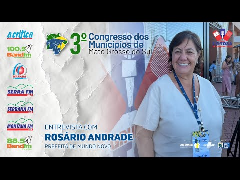 Entrevista com a prefeita de Mundo Novo, Rosário Andrade