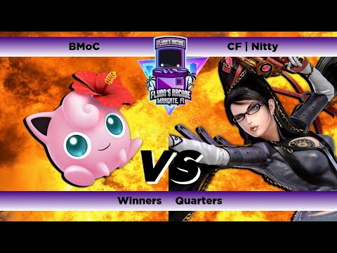 Flynn's Arcade 058 Winners Quarters - Bmoc (Jigglypuff) Vs CF | Nitty (Bayonetta) Ssbu Tournament