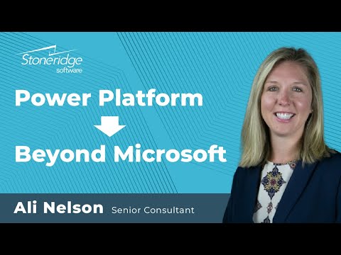See video Do you Have to Use Power Platform with Microsoft Applications?
