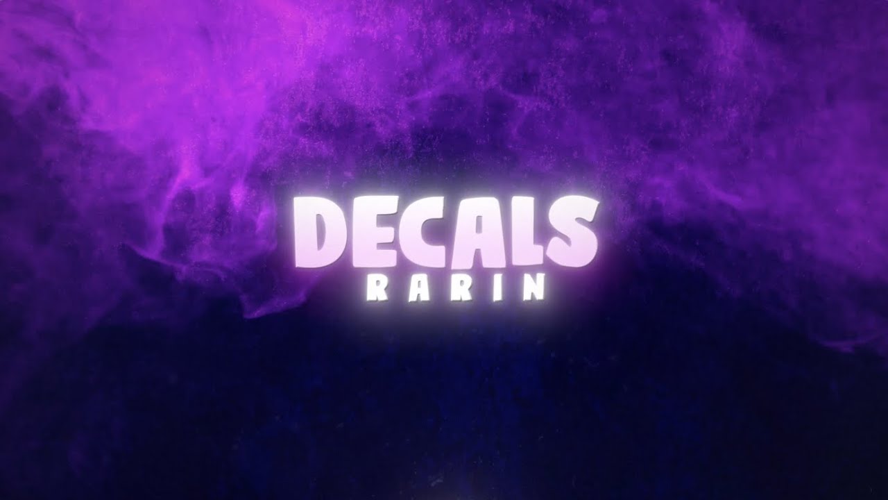 Rarin - Decals (Official Lyric Video)