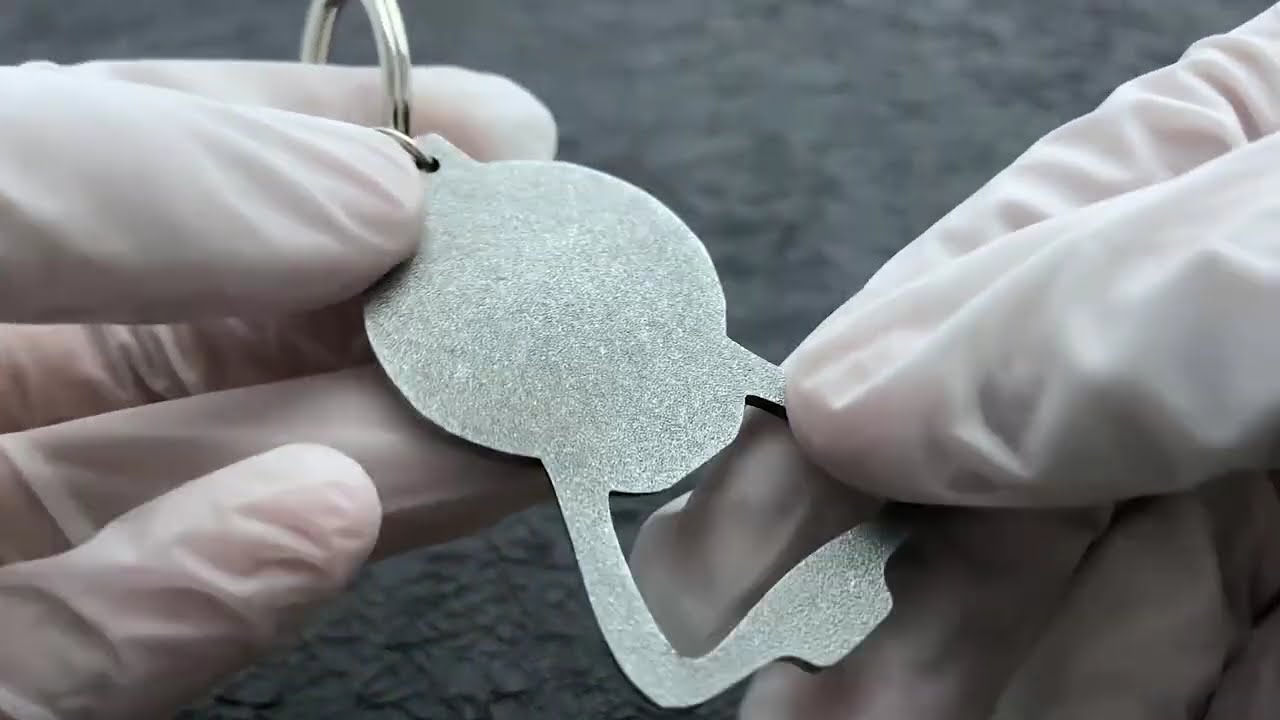 Открывалка для бутылок 2105-Pure LOGO с тиснением под античное серебро