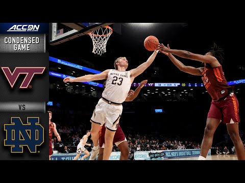 Virginia Tech Takes Down Notre Dame in Thrilling ACC Tournament Matchup