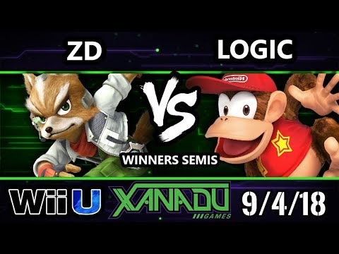 S@X 266 Smash 4 -  ZD (Fox) Vs.  Logic (Diddy, Mewtwo) Wii U Winners Semis