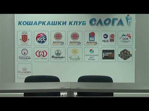 KK Sloga   OKK Beograd press konferencija 23 kolo AdmiralBet KLS
