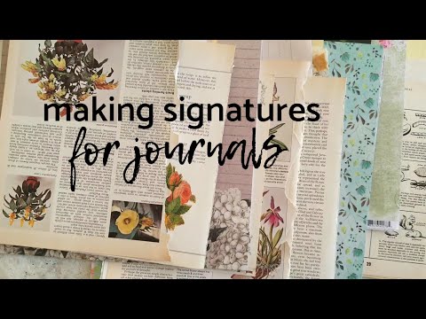 Making a Junk Journal Signature | Shop Your Stash for Junk Journal Papers