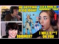 CLIX & BUGHA Vs SOMMERSET & Her NEW Duo GETS Toxic In 2v2 Zone Wars Wager! (Fortnite Funny Moments)